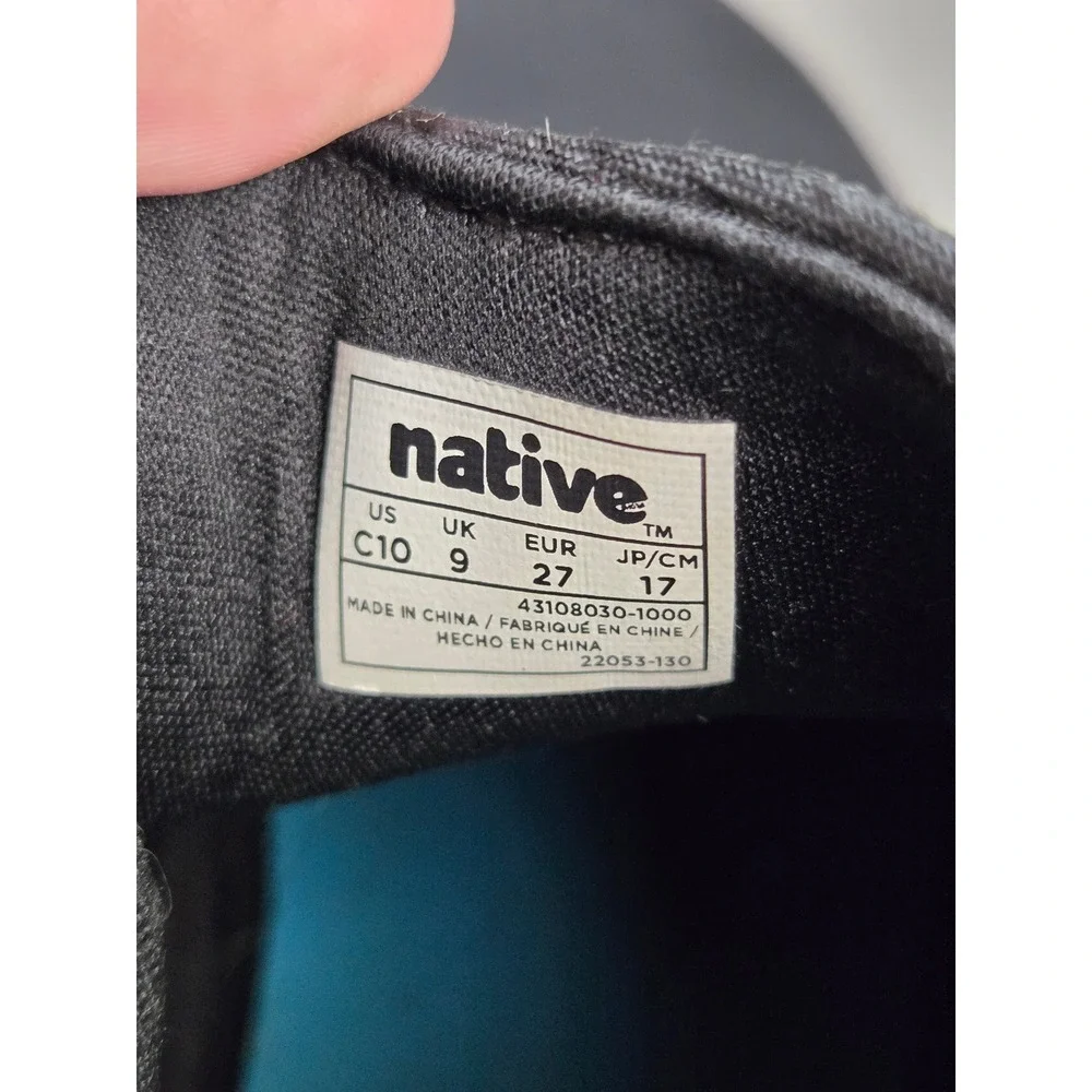 Girls Native C10 Kensington Treklite Black Chelsea Boots Water Resistant